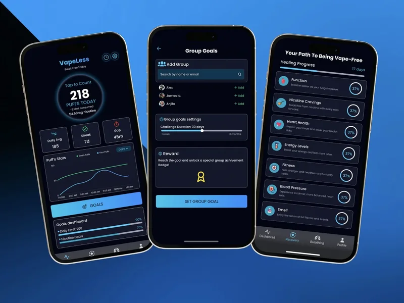 Vapeless Mobile App
