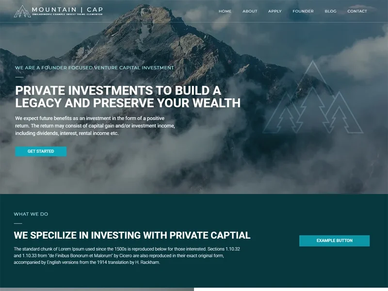 Mountain | Cap